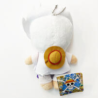 One Piece 航海王 絨毛玩偶吊飾-五檔魯夫露齒款