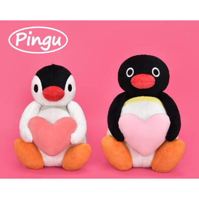 pingu heart-plush 6"