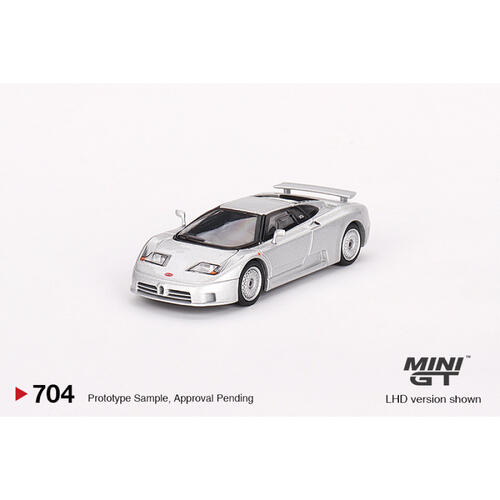 MINIGT	Bugatti EB110 GT Grigio Chiaro 合金車 704