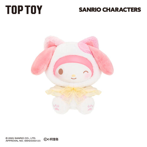 TOPTOY三麗鷗家族逗逗小貓系列搪膠絨毛盲盒-隨機發貨