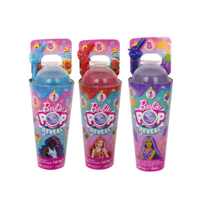 Barbie 芭比驚喜造型娃娃-甜心果汁杯系列- 隨機發貨