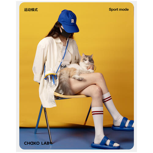 CHAKO LAB 450ml環保隨行啵啵杯#藍天白雲