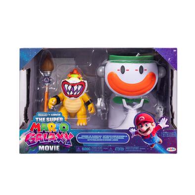 The Super Mario Galaxy Movie Bowser Jr. With Clown Car 5 Inch Figure