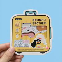 Brunch Brother早午餐兄弟行李箱貼紙- 隨機發貨