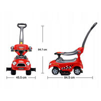 Chi Lok Bo 3-In-1 Easy-Wheel Ride-On Car