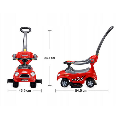 Chi Lok Bo 3-In-1 Easy-Wheel Ride-On Car