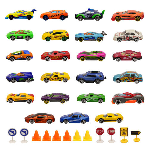 playpop 35件桶裝合金小車及配件
