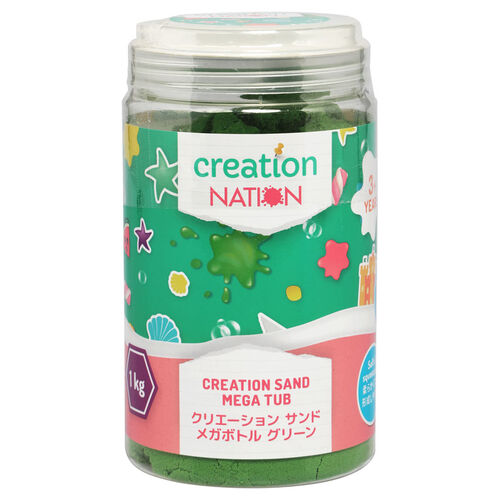Creation Nation 動力沙1公斤-綠色