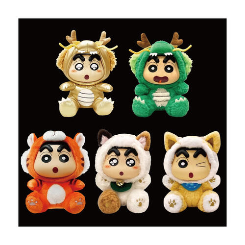 Crayon Shinchan-Animal Vinyl&Plush Series 2nd batch-PDQ Set -4 pcs pack