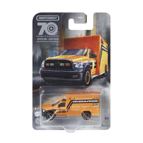 MatchBox火柴盒小汽車 -70週年限定版- 隨機發貨