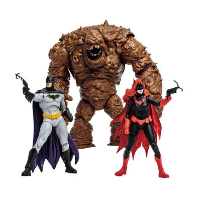 麥法蘭 DC 收藏家 泥面人 & 蝙蝠女 &蝙蝠俠 3入組 金標