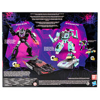 Transformers Generations Shattered Glass Collection Rodimus, Sideswipe, and Decepticon Whisper