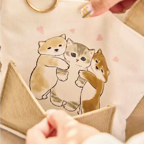 Mofusand 貓福珊迪托特包(狗狗款)