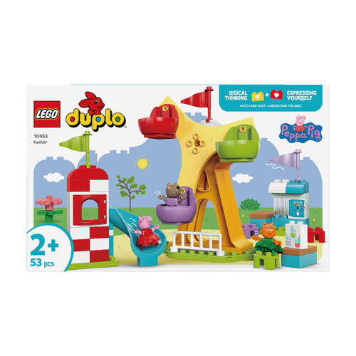 lego peppa pig 露天遊樂園 10453