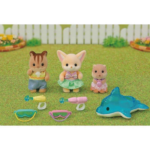 Sylvanian Families Nursery Friends- Pool Fun Trio-