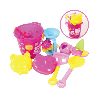 SANRIO	Hello Kitty-造型玩沙組