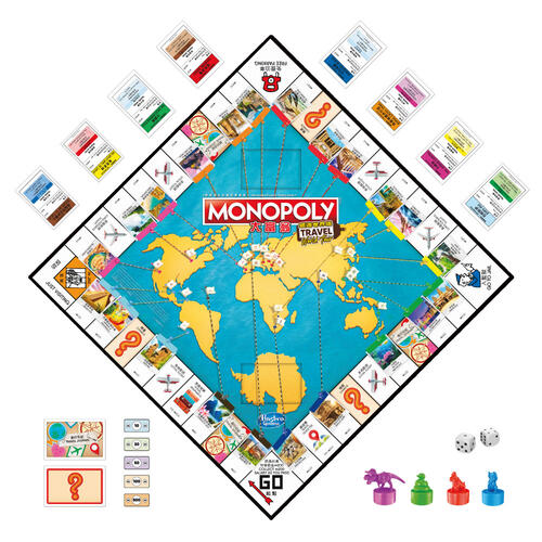 Monopoly 地產大亨環游世界版游戲組(台灣版)