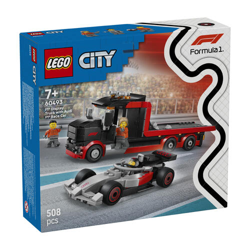 Lego樂高 F1&reg; 展示用卡車與 Audi F1&reg; 賽車 60493