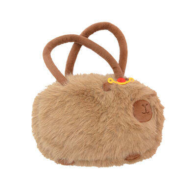 TUNTUNZAI卡皮巴拉	豚豚崽豚個好運單肩斜挎包-財神