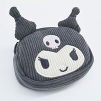 Sanrio 三麗鷗燈心絨角色錢包-酷洛米