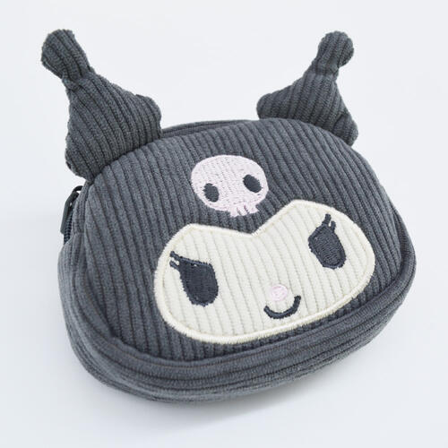 Sanrio 三麗鷗燈心絨角色錢包-酷洛米