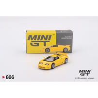 MINIGT	Bugatti EB110 Super Sport Giallo Bugatti合金車866
