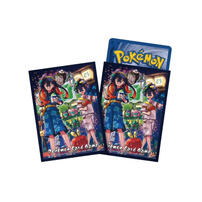 Pokemon寶可夢 造型卡套*3+收藏卡冊-夏天與寶可夢們