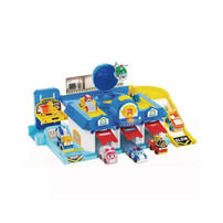 Robocar Poli Let'go Headquarter (Playset)  Including Plastic Minicar (POLI) 