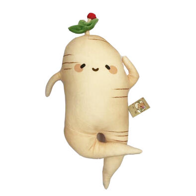 TUNTUNZAI卡皮巴拉	豚豚崽養生季人參抱枕75cm