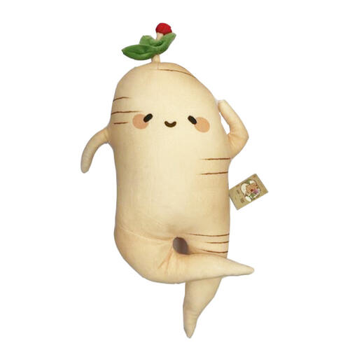 TUNTUNZAI卡皮巴拉	豚豚崽養生季人參抱枕75cm