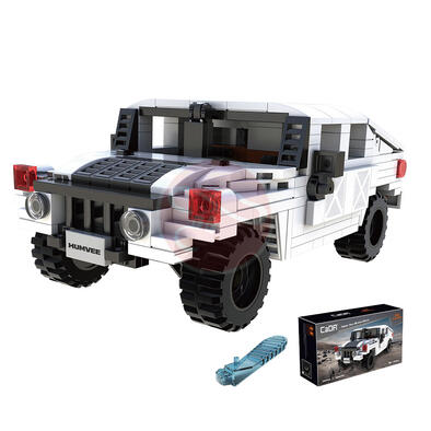 Cada咔搭 1:24授權HUMVEE越野積木車