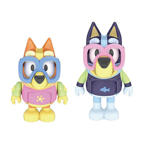 Bluey S2 Figure 2pk - Pool Time - Bluey & Bingo