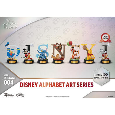 Disney MDS-004-迪士尼百年慶典-藝術文字系列-盲盒套組 - 隨機發貨