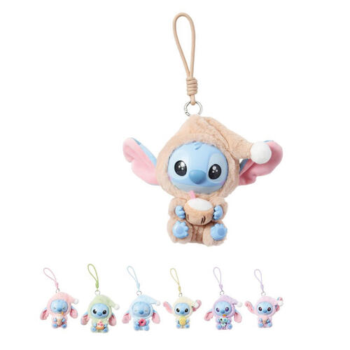 Disney Stitch Eat Something Before Sleep Collection Vinyl Plush Toy Surprise Box