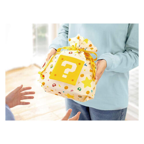 Nintendo Super Mario Wrapping x Reusable Bag (Question Block) - Small Size