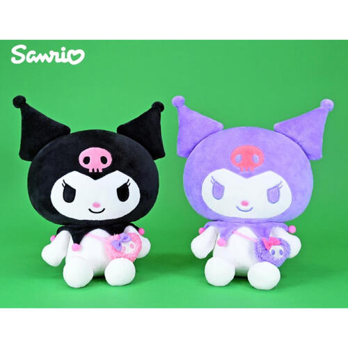 sanrio Kuromi backpack plush 6"