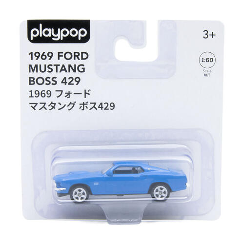 playpop 1:60  合金車 1969 Ford Mustang 福特野馬 Boss 429