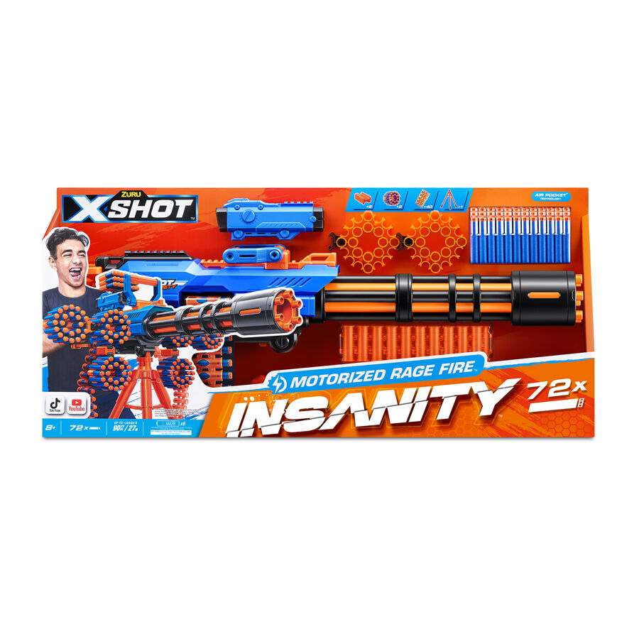 X-Shot Insanity Motorized Rage Fire | Toys