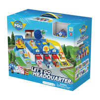 Robocar Poli Let'go Headquarter (Playset)  Including Plastic Minicar (POLI) 