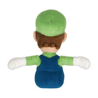Nintendo任天堂 超級瑪利歐All Star Collection 路易吉坐姿絨毛玩偶 (25厘米)