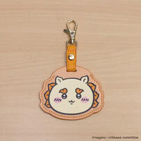 Chiikawa 吉伊卡哇皮革吊飾-風獅爺 獅薩