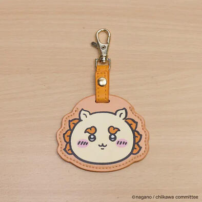 Chiikawa 吉伊卡哇皮革吊飾-風獅爺 獅薩