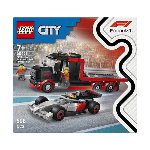Lego樂高 F1&reg; 展示用卡車與 Audi F1&reg; 賽車 60493