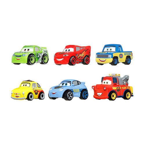 Disney Pixar Cars汽車總動員迷你小車3入組 - 隨機發貨
