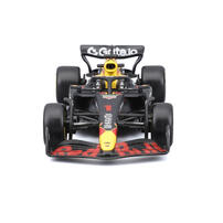 Bburago比美高1:43 F1系列-1:43紅牛車隊RB21（無頭盔，紙盒版）（2025巴林大獎賽）（#1馬克斯&middot;維斯塔潘）（#22 角田裕毅）-啞藍