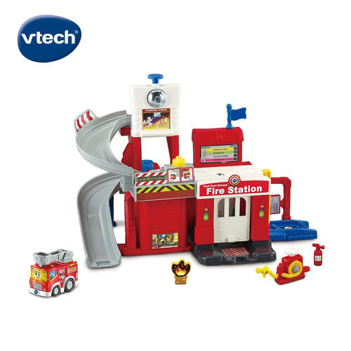 Vtech聲光城市嘟嘟車-城市消防局軌道組