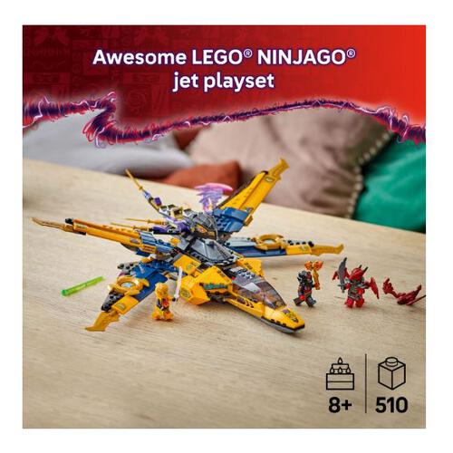 Lego Ras and Arin's Super Storm Jet 71833