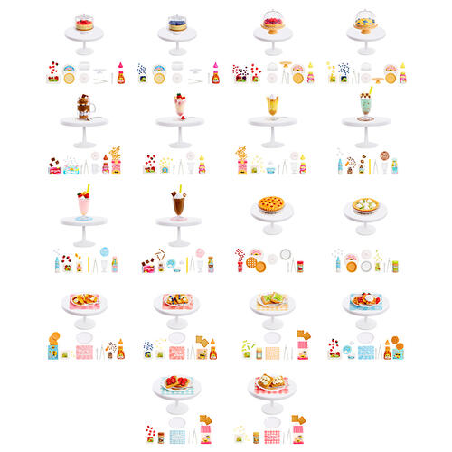 MGA's Miniverse迷你宇宙手作驚喜球-美食快餐 - 隨機發貨