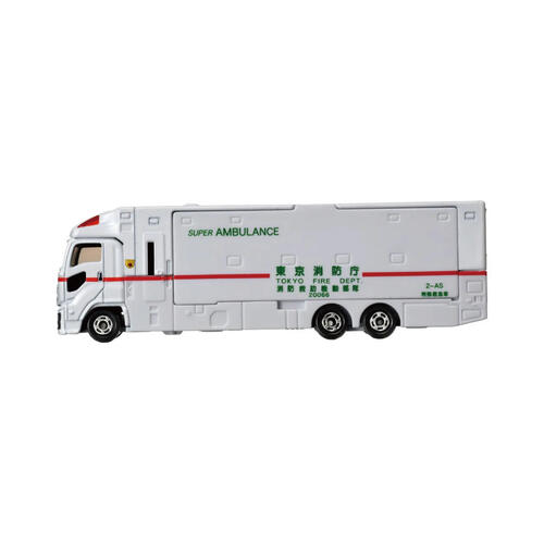 TOMICA LONG No.144 ISUZU  GIGA SUPER AMBULANCE