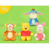 disney 坐姿維尼家族系列3吋-隨機發售